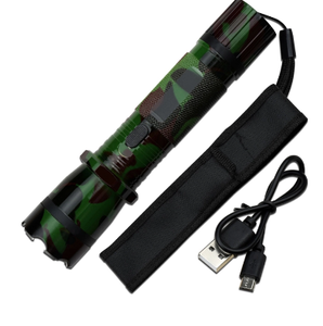 Top Ranking Long-range Rechargeable Super Power Led Promotional Flashlight 1101 Plus for Women Self protection Tool