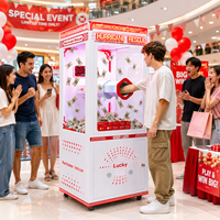 Joyplay Commercial Hurricane Cash Money Grabber Arcade Game Machine Lucky Coupon Catching Prize Game for Shopping Mall Events