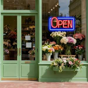 Letreros <span class=keywords><strong>LED</strong></span> para Negocios, Luces Nocturnas Comerciales, Letreros Electrónicos <span class=keywords><strong>LED</strong></span> de Neón para Tiendas, Salones, Floristerías, Cafeterías, Restaurantes, Bares - Product Image 2