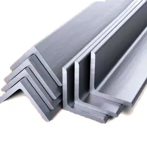 SS400 S235 S275 açı demir çelik açı galvaniz çelik yapı l-şekilli çelik yapı 50X50 75X75