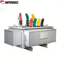 Transformateur de distribution triphasé à enroulement multiple en aluminium Wanbo-89 200-800 kVA 10 kV/11 kV/15 kV/20 kV
