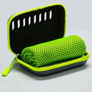 Nueva Toalla Deportiva de Secado Rápido, Color Sólido, Poliéster, Toalla Refrescante para Exteriores, Absorbente, en Caja de Eva, para Deportes al Aire Libre - Product Image 4