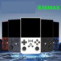 Console de jeu Fashion R36S R36 Max avec joystick double Hall, batterie de 4000 mAh, prise en charge de nombreux simulateurs, sortie TV, lecteur de jeux