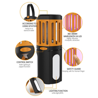 New2025 2 In 1 Camping Muggenmoordenaar Verlichting Outdoor Draagbare Usb Oplaadbare Muggenmoordenaar Lamp