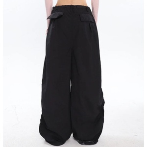 Wholesale Fashion Streetwear Y2K Style <b>Low</b> <b>Rise</b> Slouchy Ruched <b>Cargo</b> Pants Relax Style Puls Size Women's Pants & Trousers - Product Image 5