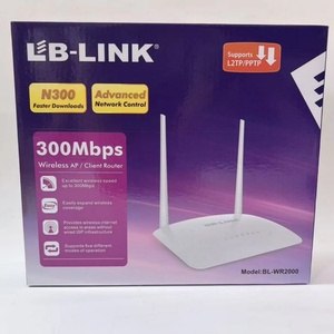 Router Inalámbrico con Antenas de 5dBi, Router Wifi LB-LINK BL-WR2000 de 2.4GHz, Router WIFI Inalámbrico de 300Mbps para Oficina y Hogar - Product Image 1