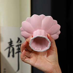 Plato de Cerámica Estilo Chino con Forma de Flor, Plato de Porcelana para Frutas, Plato para Aperitivos, Nuevo Diseño Chino - Product Image 4