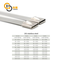 YDST001 Festverriegelbare Sicherheits-Kabelbinder aus Hochwertigem Edelstahl SS 304 mit Logo
