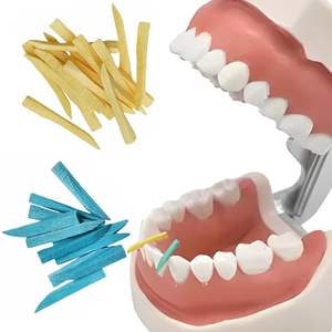 Cunei Interdentali in Legno Colorati ed Ecologici, Alimentazione Manuale, Monouso, Confezione da 100 - Product Image 3