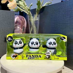 Dễ thương Panda phim hoạt hình động vật figurine <span class=keywords><strong>Wind</strong></span>-<span class=keywords><strong>up</strong></span> TUMBLING Swinging thể thao cuộc họp Đồ chơi nhựa trang trí cho trẻ em - Product Image 4