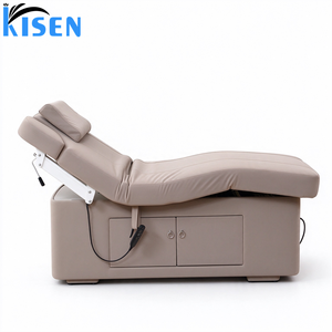 Cama de Belleza Eléctrica de Lujo Kisen con Calefacción, Almacenamiento, USB, Ajustable, para Tratamientos Faciales, para Salón de Belleza, Spa, Clínica, Venta al por Mayor - Product Image 5
