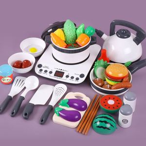 ชุดครัวไม้สำหรับเด็กเล็ก ชุดของเล่นทำอาหารเสมือนจริงสำหรับเด็ก - Product Image 4