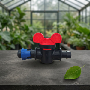 Válvula de Acoplamiento para Riego de 1/2 Pulgada, en Negro, Rojo y Azul, Material PP, Estilo Simple, para Uso en Jardín - Product Image 1