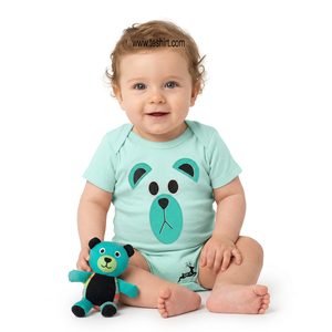 Online Hot Sale OEM Baby Rompers Organic Cotton Bamboo Knitted Kids Rompers Bodysuit Wholesale Newborn Baby Clothes Romper Sale - Product Image 1