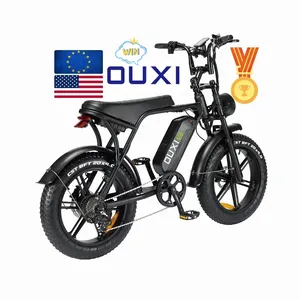 Ouxi จักรยานไฟฟ้าเสือภูเขา250W สำหรับผู้ใหญ่จักรยานไฟฟ้าเสือภูเขา15ah 20นิ้ว E MTB 48V จาก V8