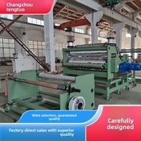 Machine de lamination à sec Tengtuo Machinery, automatique, pour la menuiserie, haut de gamme, automatisation de haut niveau, améliore l'efficacité, qualité supérieure