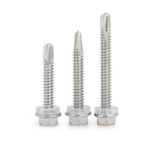 สกรูเกลียวปล่อยสแตนเลส หัวฟิลลิปส์ หัวกลม ความแข็งแรงสูง ป้องกันสนิม ตัวยึดระบบติดตั้งพลังงานแสงอาทิตย์ - Product Image 1