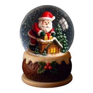 Globo de Nieve de Resina Personalizado de Fábrica con Diseño de Gato Negro y Calabaza de Halloween, Decoración de Cristal, Bola de Agua - Product Image 5