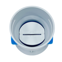 Raccords de tuyauterie PE pour système d'air frais, connecteur à clipser pour boîte de distribution d'air, raccord rapide pour conduit de ventilation