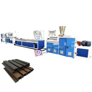 Extruder Hout-Kunststof Upvc Profiel Machine Raam Frame Vloer Productie/Extrusie Lijn/Wpc Pvc Wandpaneel Machine