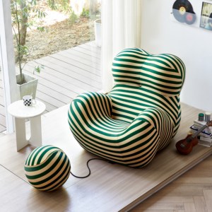 Modasi, pouf carré moderne et confortable, sans accoudoirs, modulaire, avec dossier rembourré, une place, revêtement en tissu, canapé durable, salon - Product Image 3