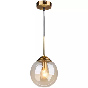 Globo di <span class=keywords><strong>vetro</strong></span> luce pendente regolabile altezza oro medie dimensioni LED lampadario <span class=keywords><strong>per</strong></span> sala da pranzo Indoor appeso - Product Image 6