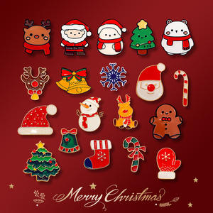 Модные дизайнерские броши и значки на заказ: милые, твердые и мягкие, с мультяшными и рождественскими мотивами, снеговик, металлические, эмалированные, для лацкана - Product Image 3