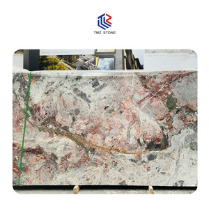 TMZ Marmol Dalle de marbre rose quatre saisons en pierre de luxe Design intérieur moderne poli et fond mural - Product Image 5