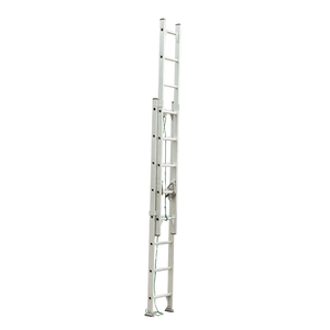 Échelle industrielle en aluminium à cordes de traction, multi-échelons, droite, vente en gros d'usine, taille personnalisée OEM - Product Image 1