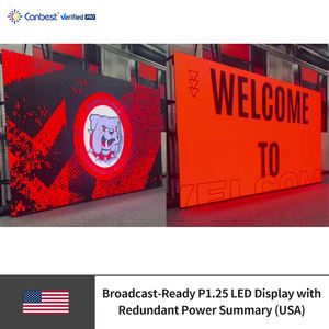 Canbest U sottile pannocchia P1.25 1.25Mm 4800x2700Mm 15,7x8,8 ft schermo per interni a parete Video con potere ridondante in Usa - Product Image 4