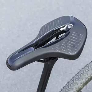 ROCKBROS Selle de vélo confortable Style sportif PU Coussin d'amortissement étanche pour VTT Cyclisme sur route Fonction de ventilation simple - Product Image 1