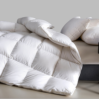 Couettes en duvet de plumes d'oie ultra-douces, respirantes, pour toutes les saisons, literie d'hôtel, couettes extra moelleuses, insert de couette blanc