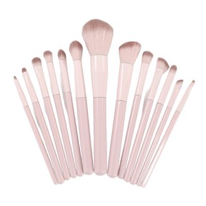 Makeup <b>Brush</b> Set 13 Pieces Synthetic Hair Plastic Handle <b>Round</b> Shape For Eye Shadow Blush Eyeshadow Makeup Application - Product Image 1