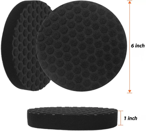 24h-USA Warehouse Shipping 5Pcs 6In Car Polishing Pad Foam <strong>Buffer</strong> For Waxing Finishing Buffing Wheel Essential Tool - Product Image 5