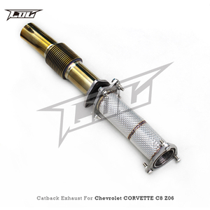 COC ท่อไอเสียแบบมีวาล์วสำหรับ C8 Chevrolet Corvette Z06 <span class=keywords><strong>2019</strong></span>-2025ท่อไทเทเนียมแบบเงียบพร้อมวาล์วระบายอากาศ - Product Image 2