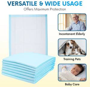 Almohadillas desechables para orinar, almohadilla absorbente para orinar para perros, almohadillas para cachorros, almohadillas impermeables para perros, almohadillas perfumadas para entrenamiento de perros, gatos, conejos - Product Image 3