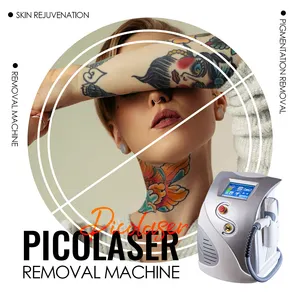 KES taşınabilir Picosecond lazer dövme kaldırma makinesi lazer q-anahtarı Nd Yag lazer pigmentasyon kaldırma salon için