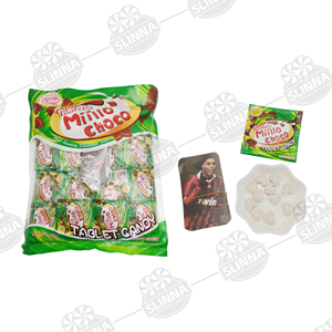Bonbons en gros <span class=keywords><strong>Millo</strong></span> Choco en forme de cœur, halal, saveur chocolat, sachet de bonbons pressés, emballage en vrac - Product Image 1