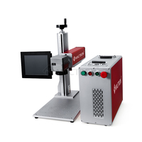 Mini Portable Fiber Laser Marking Engraving Machine on Metal