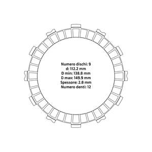 NRTeam per Ktm EXC-F 530 08-11 sistemi di trasmissione automatica allineati dischi frizione - Product Image 1