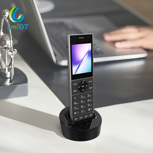 JIMI 4G Cordless Telephone Single SIM 2.4 Inch Screen Wireless Home or Office Phone