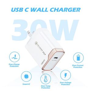 New Factory Direct Customized High Quality Single C Port PD30W Cell Phone Smart Fast Charging Head - Product Image 3