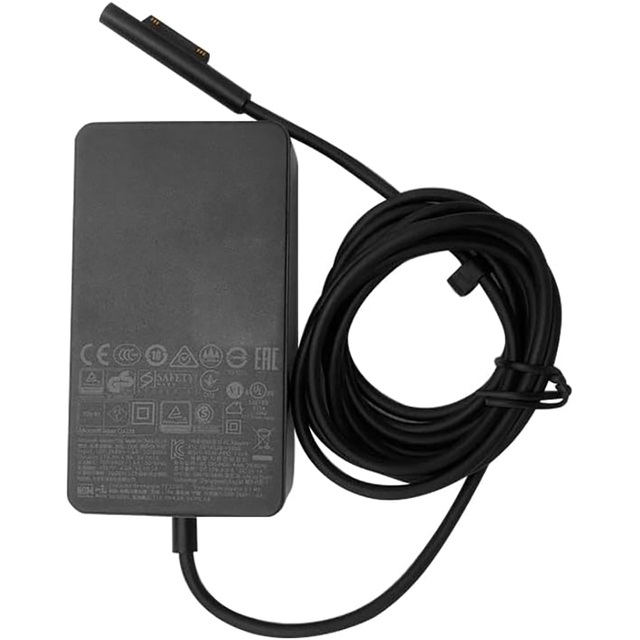 65W Ergonomic Microsoft Surface Adapter PD 3.0 12V 2.58A Eco-Friendly Easy Install Daily Office Wall Charger Multi Plug Options