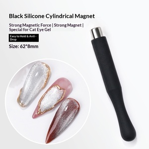 Imán cilíndrico para uñas ojo de gato, piedra magnética fuerte, herramienta multifuncional para esmalte en gel, para decoración de uñas - Product Image 2