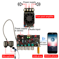 WUZERVON ZK-DAM H2 Papan Isolasi Karaoke Reverberasi Perangkat Efek Pra-Tahap Mikrofon Eksternal BT USB