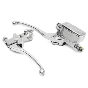 Palancas de Embrague <span class=keywords><strong>y</strong></span> Freno Hidráulicas Cromadas Universales para Motocicleta, Repuesto de Carreras para Aprilia - Product Image 2