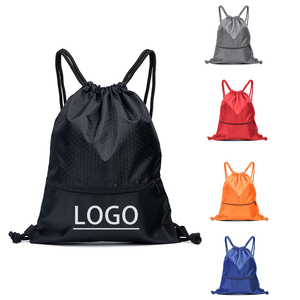 Wholesale Custom Logo Sports Nylon Shopping <b>Drawstring</b> <b>Bag</b> Eco Friendly Polyester <b>Drawstring</b> Backpacks for Outdoor Gym Fitness - Product Image 1