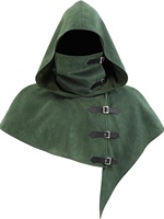 Cape à capuche de moine médiéval pour cosplay d'Halloween avec boucles, cape à capuche Renaissance pour hommes, vêtements de scène
