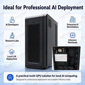 เวิร์กสเตชัน AI รุ่น CMP 170HX รองรับ 4GPU พร้อม VRAM HBM2e ขนาด 256GB, การประมวลผลแบบขนานหลาย GPU V4 Flash, ความเร็ว 55-60 โทเค็น/วินาที - Product Image 4