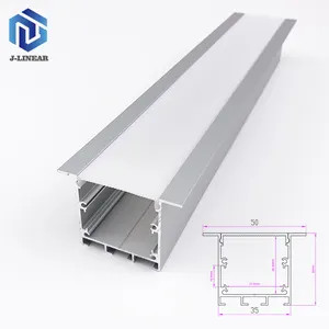 35*35mm Pc Diffuser Extrusion Led Strip Aluminum Channel Linear Light Profile